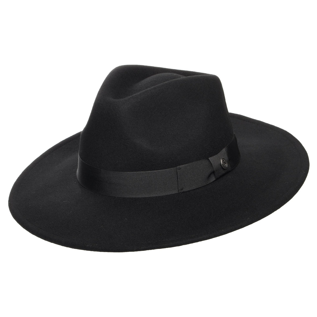 The Author Wide Brim Wool Fedora Hat — Farnell Hat Co.