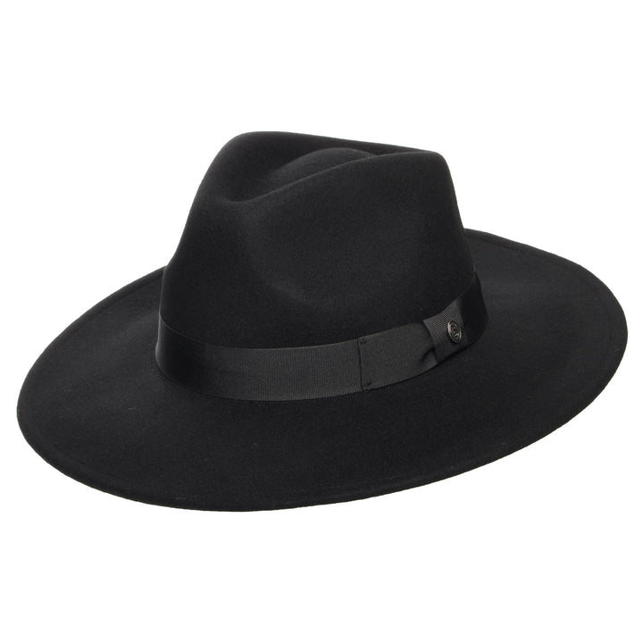The Author Wide Brim Wool Fedora Hat — Farnell Hat Co.