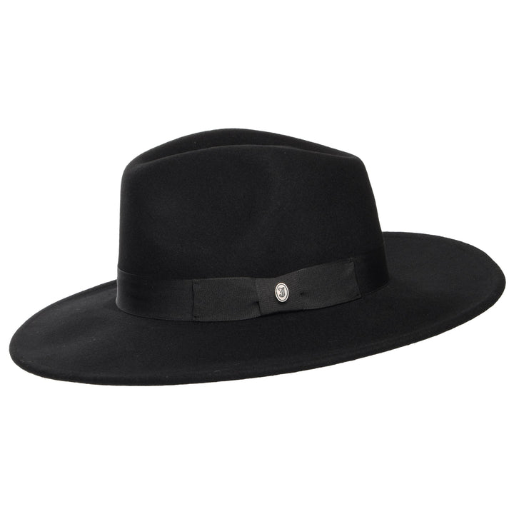 The Author Wide Brim Wool Fedora Hat — Farnell Hat Co.