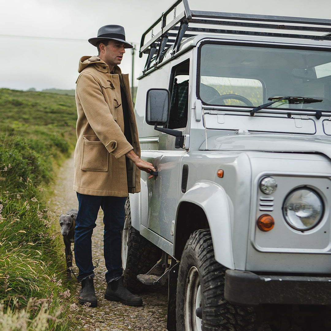 Crushable C-Crown Wool Fedora in Grey — Farnell Hat Co.