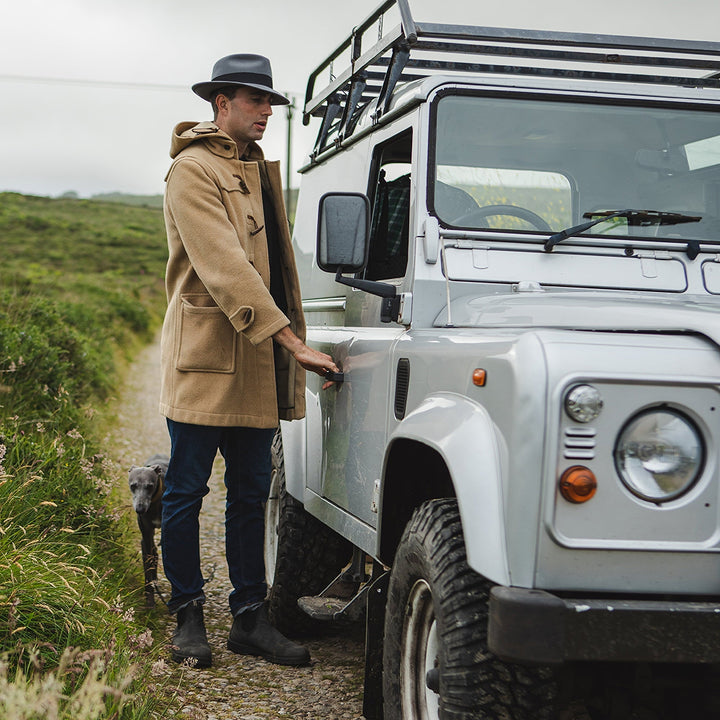 Crushable C-Crown Wool Fedora in Grey — Farnell Hat Co.