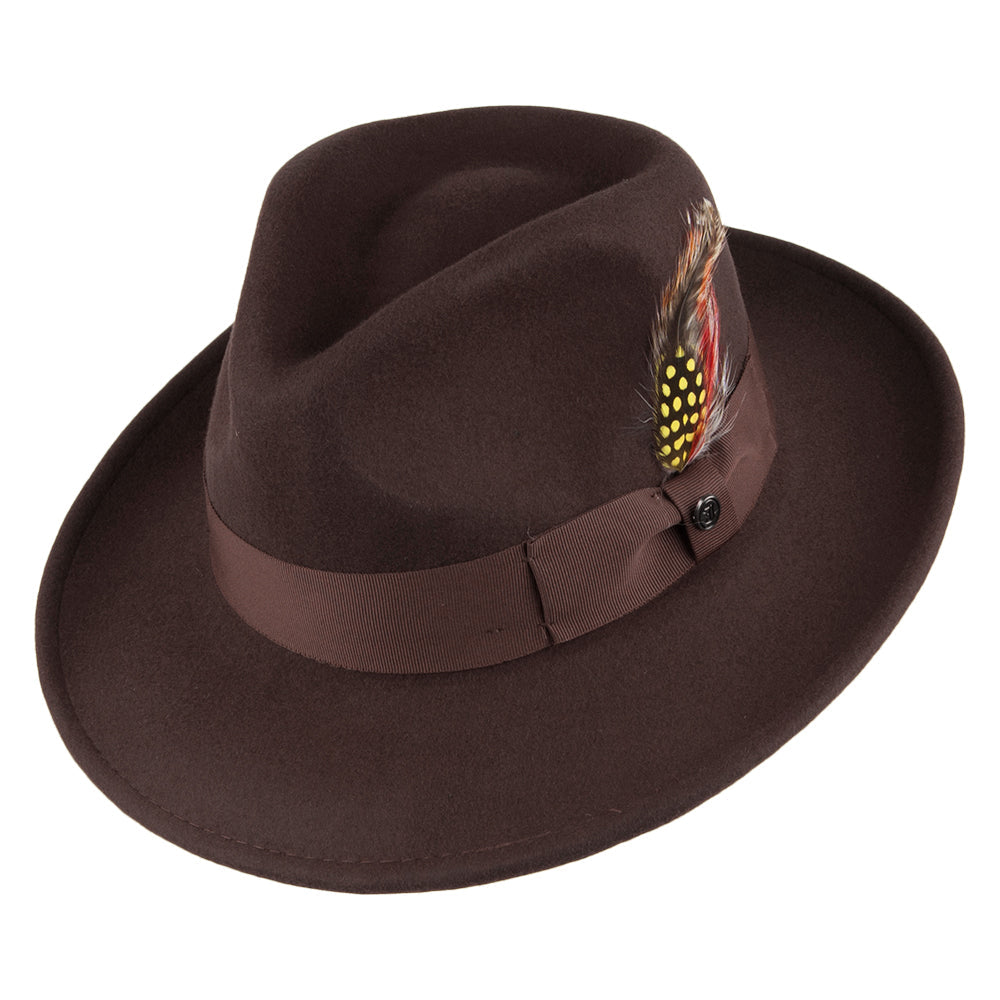 Ford C-Crown Wool Felt Fedora Hat — Farnell Hat Co.