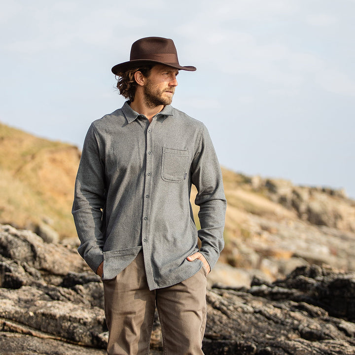 Ford C-Crown Wool Felt Fedora Hat — Farnell Hat Co.