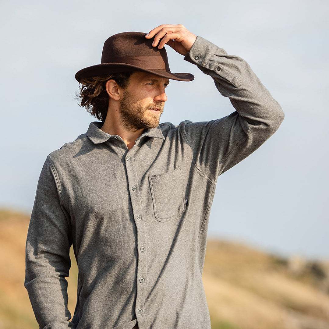 Ford C-Crown Wool Felt Fedora Hat — Farnell Hat Co.