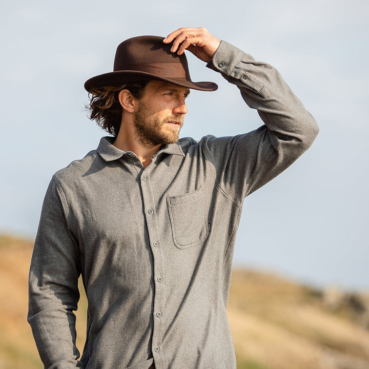 Ford C-Crown Wool Felt Fedora Hat — Farnell Hat Co.