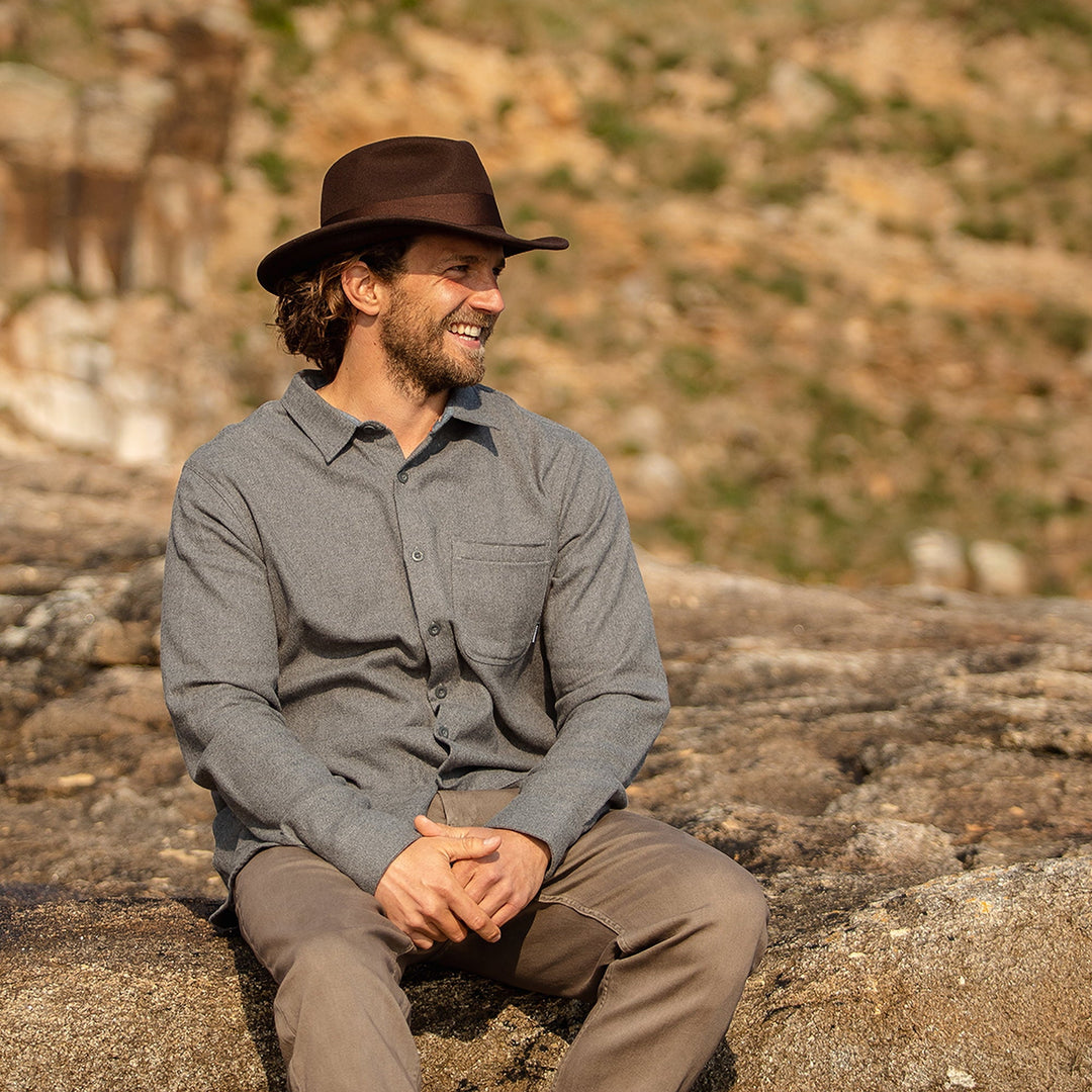 Ford C-Crown Wool Felt Fedora Hat — Farnell Hat Co.