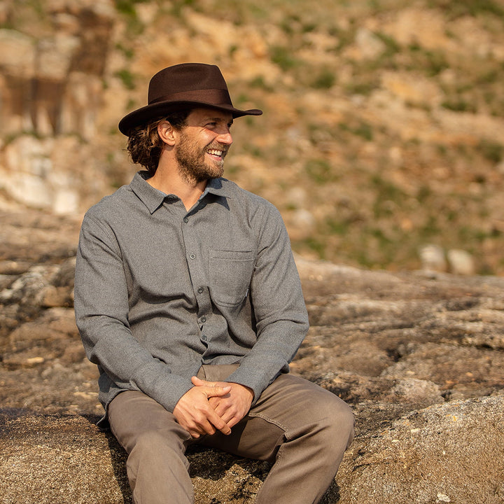 Ford C-Crown Wool Felt Fedora Hat — Farnell Hat Co.