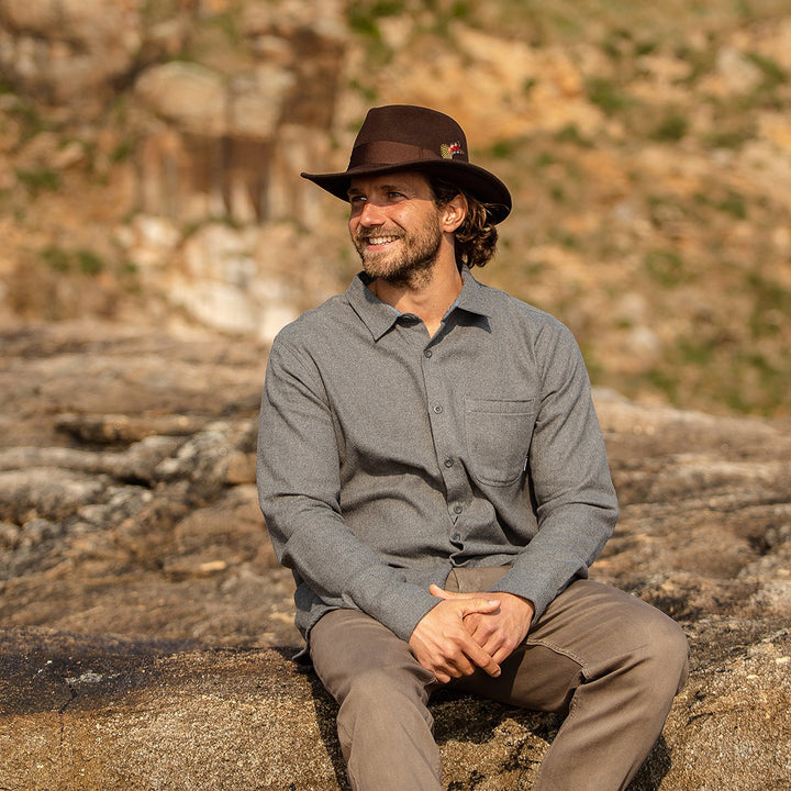 Ford C-Crown Wool Felt Fedora Hat — Farnell Hat Co.