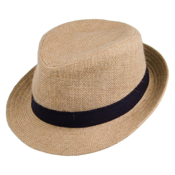 Natural Jute Woven Trilby Hat — Farnell Hat Co.