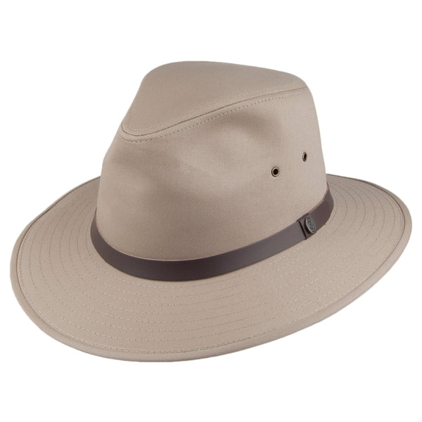 Cotton Twill Safari Fedora Hat