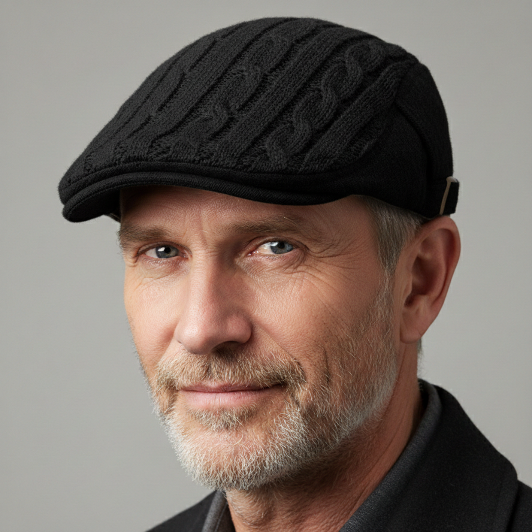 Cable Knit Driver Cap — Farnell Hat Co.