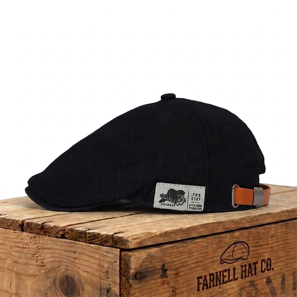 Modern Classic Cap on Farnell Hat Co. crate
