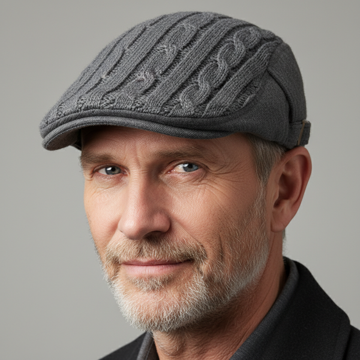 Cable Knit Driver Cap — Farnell Hat Co.