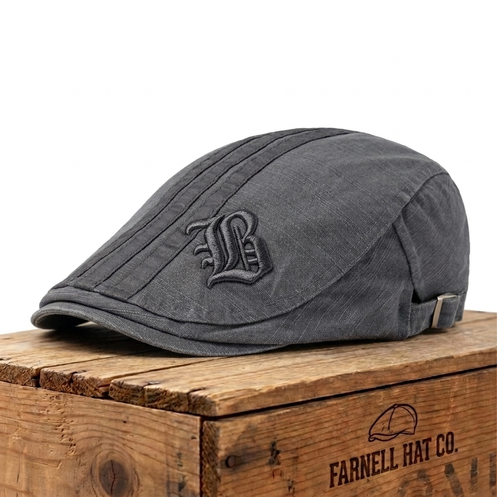 Field Cap on Farnell Hat Co. crate