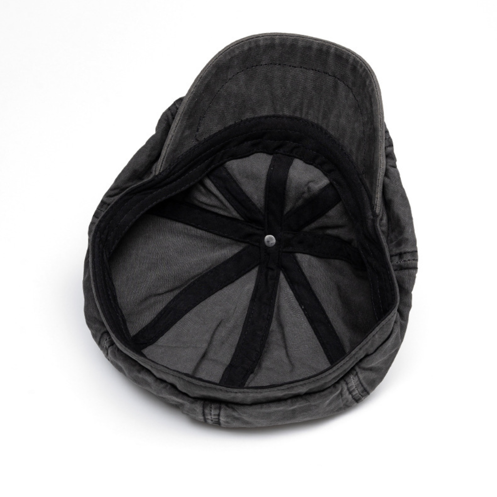 Washed Cotton Newsboy Cap — Farnell Hat Co.