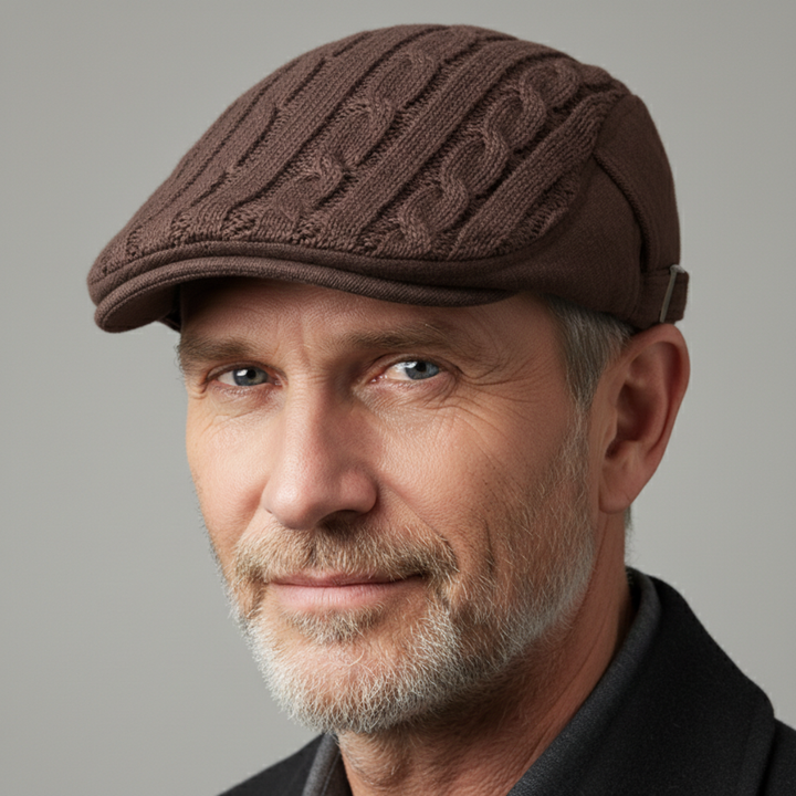 Cable Knit Driver Cap — Farnell Hat Co.