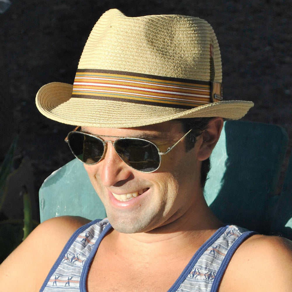 Ridley Toyo Straw Trilby Hat — Farnell Hat Co.