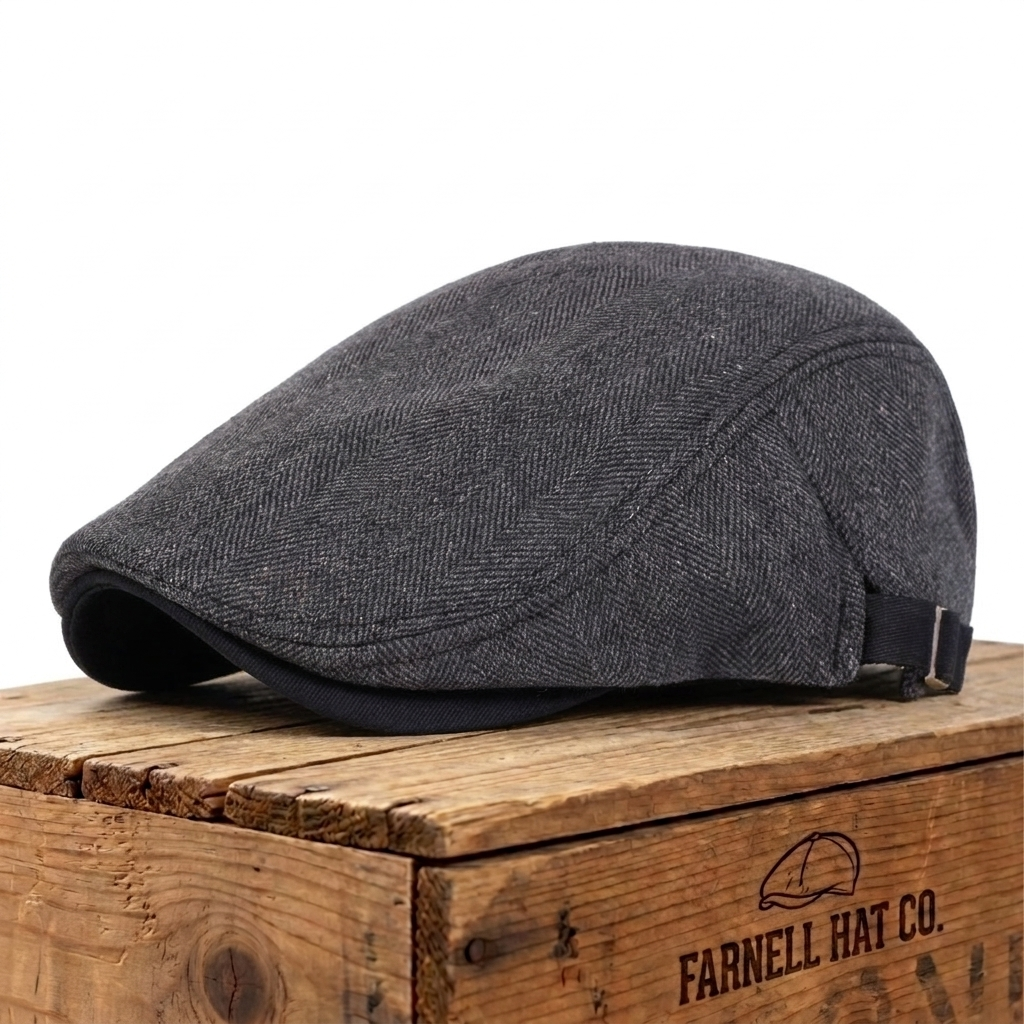 Heritage Wool Cap on Farnell Hat Co. crate