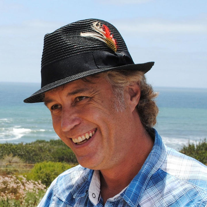 Toyo Straw Braid Trilby Hat