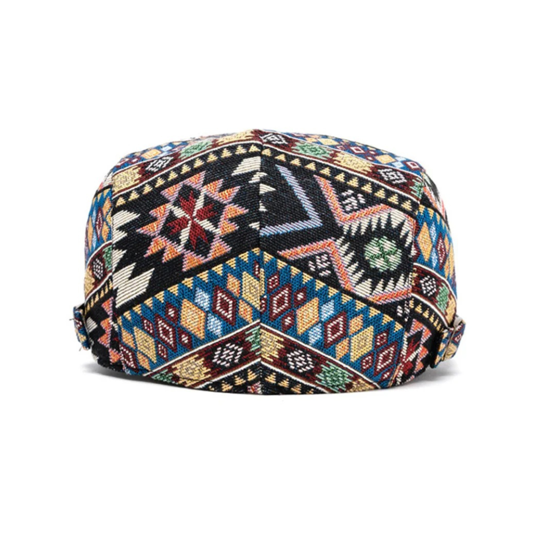 Woven Fabric Geometric Driver Cap — Farnell Hat Co.