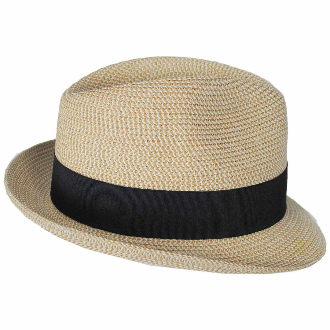 Toyo Straw Braid Trilby Hat