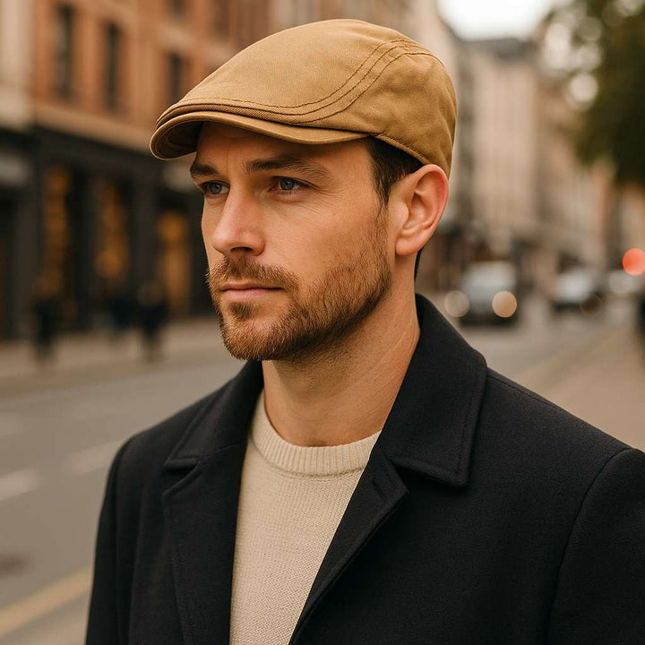 Casual Cotton Flat Cap — Farnell Hat Co.