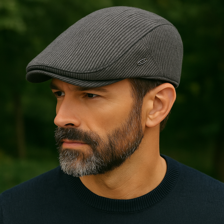 Textured Wool Flat Cap — Farnell Hat Co.