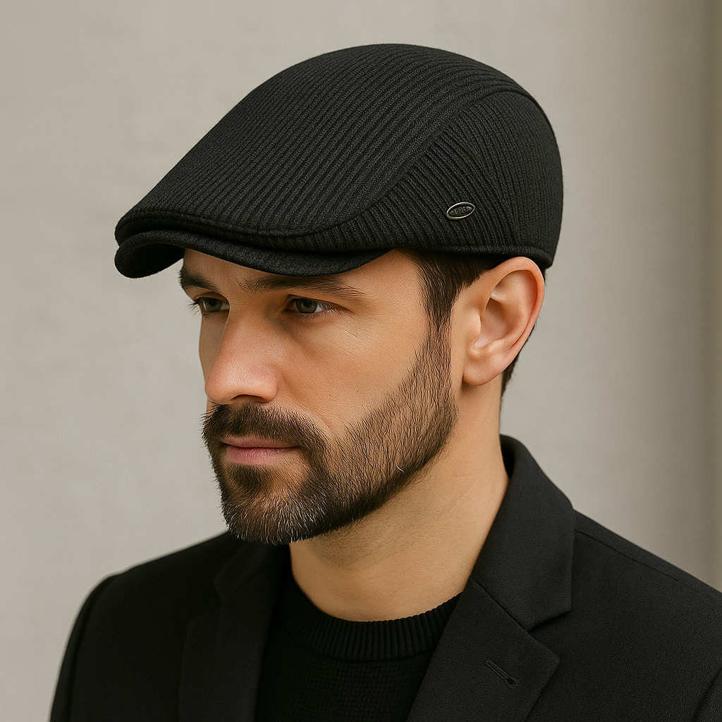 Textured Wool Flat Cap — Farnell Hat Co.