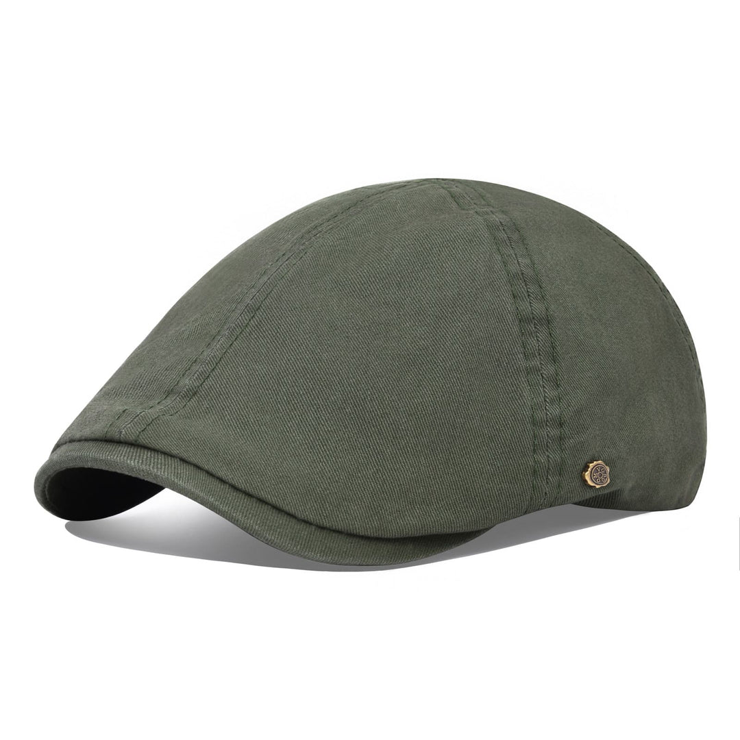 Six-Panel Cotton Flat Cap — Farnell Hat Co.