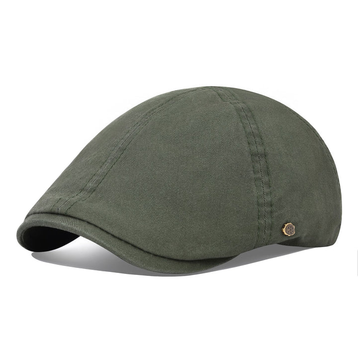 Six-Panel Cotton Flat Cap — Farnell Hat Co.