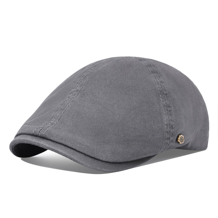 Six-Panel Cotton Flat Cap — Farnell Hat Co.