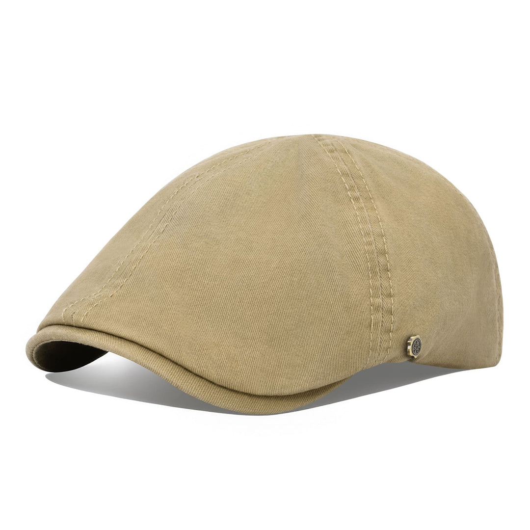 Six-Panel Cotton Flat Cap — Farnell Hat Co.