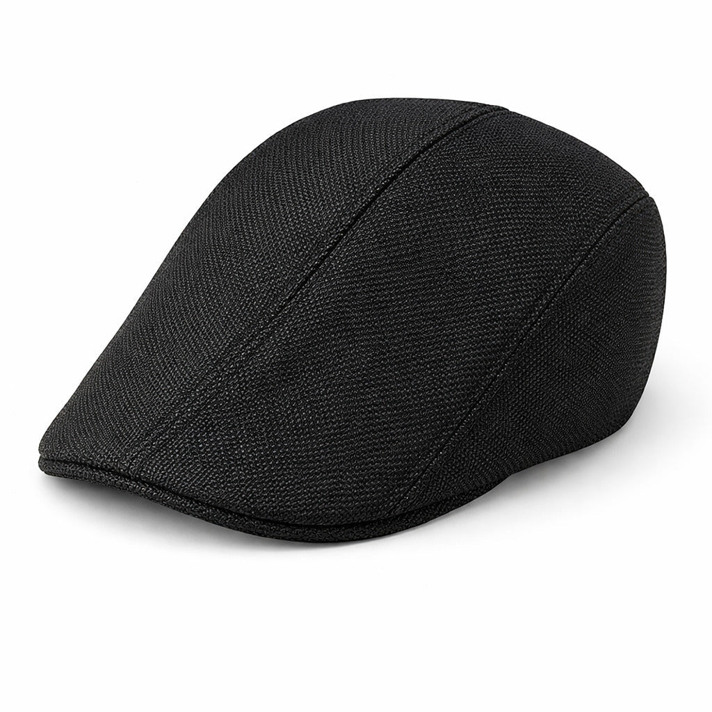 Linen Weave Flat Cap — Farnell Hat Co.