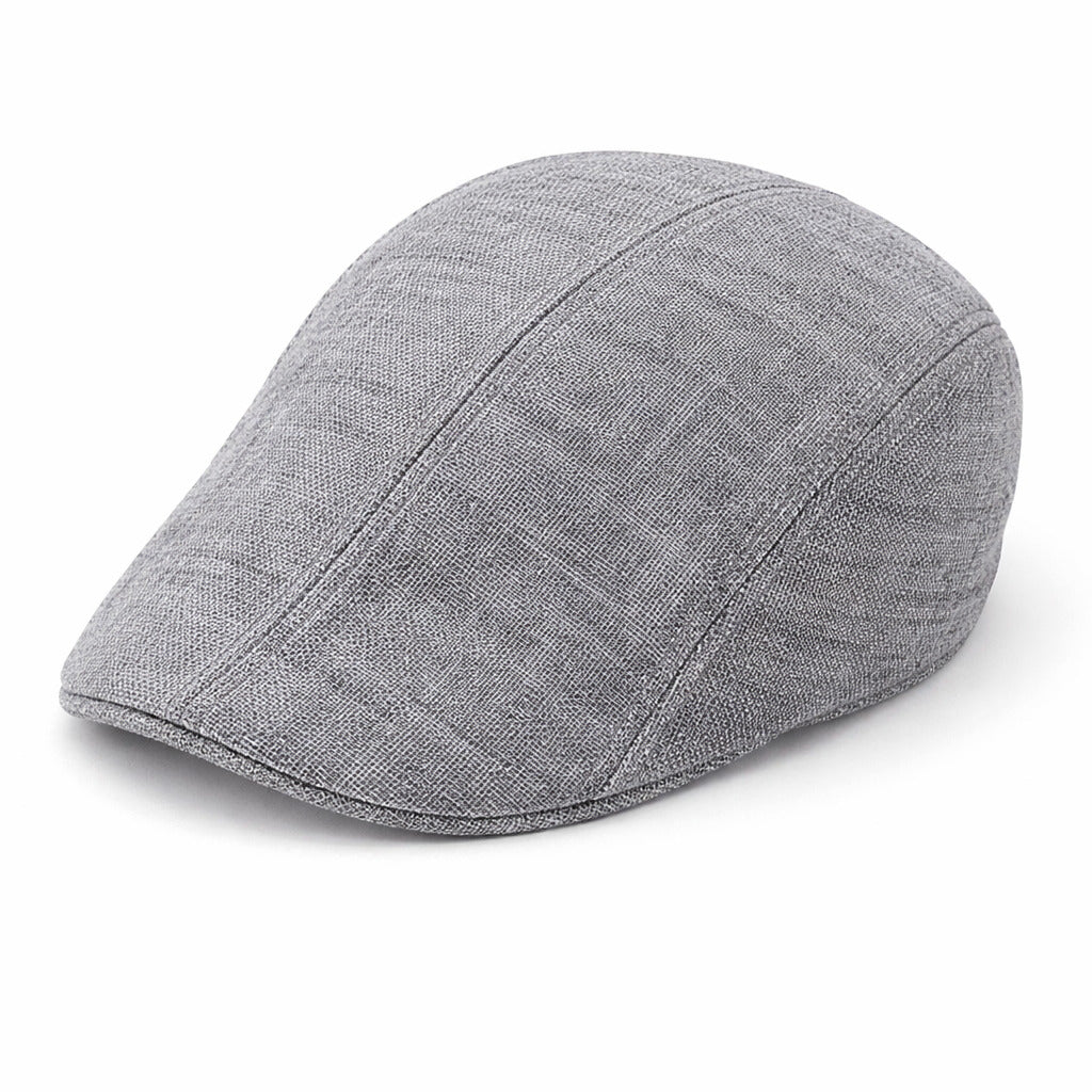 Linen Weave Flat Cap — Farnell Hat Co.