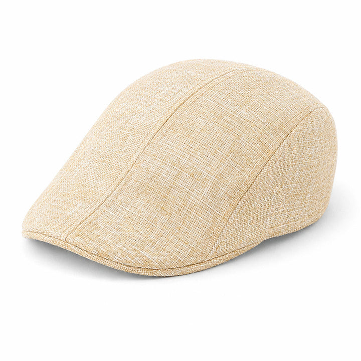 Linen Weave Flat Cap — Farnell Hat Co.