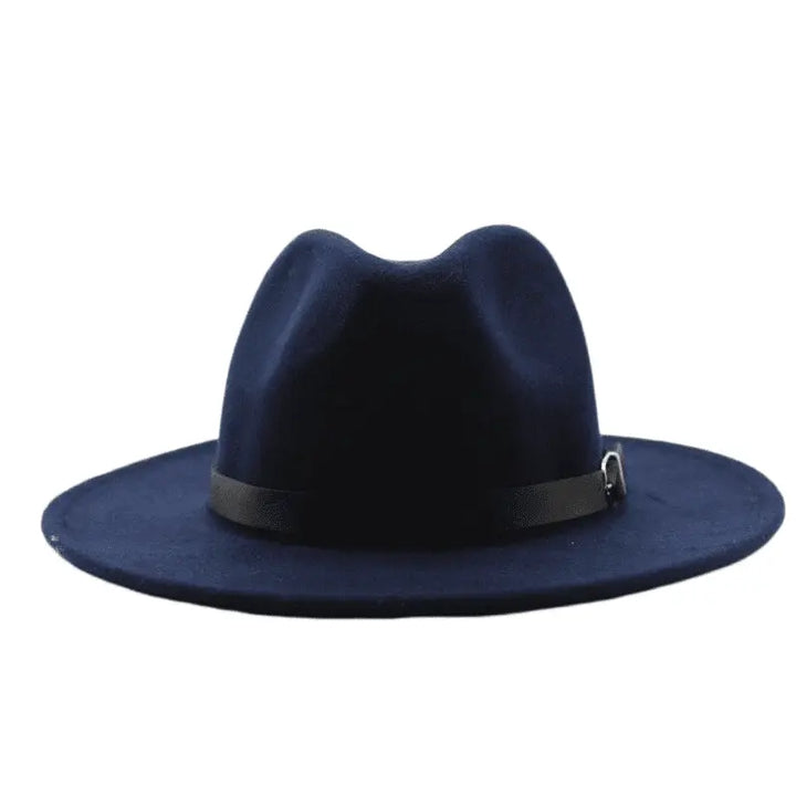 Classic Plain Wool Felt Fedora Hat