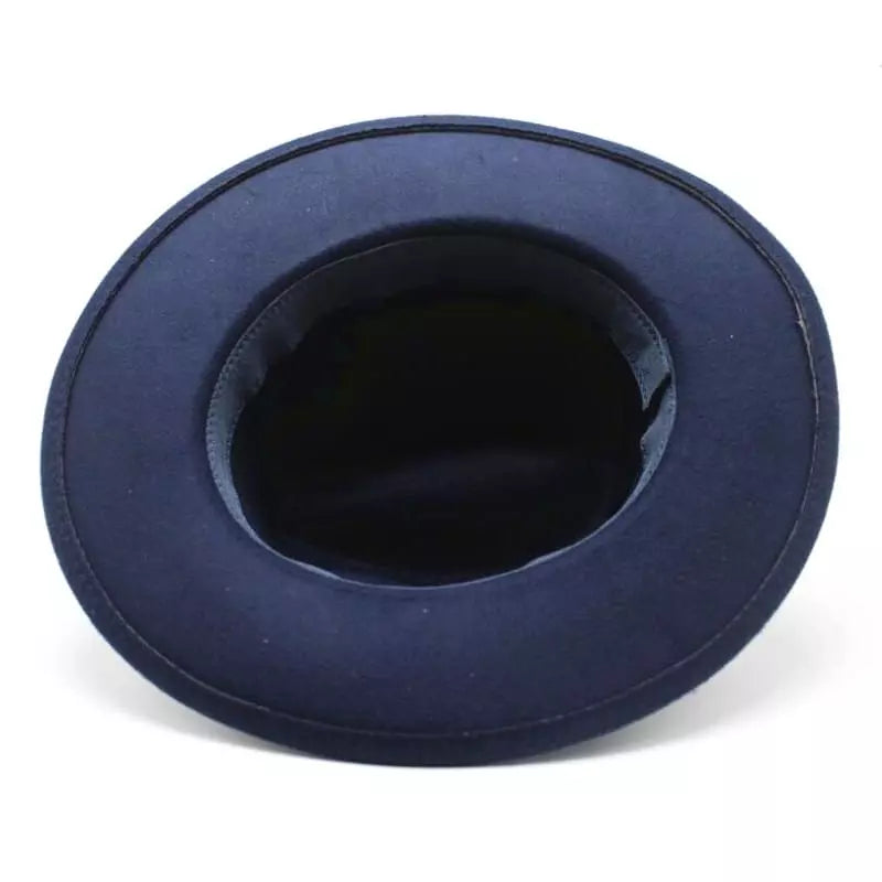 Classic Plain Wool Felt Fedora Hat