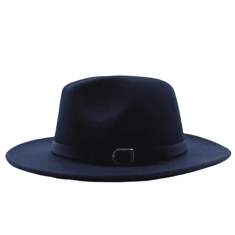 Classic Plain Wool Felt Fedora Hat