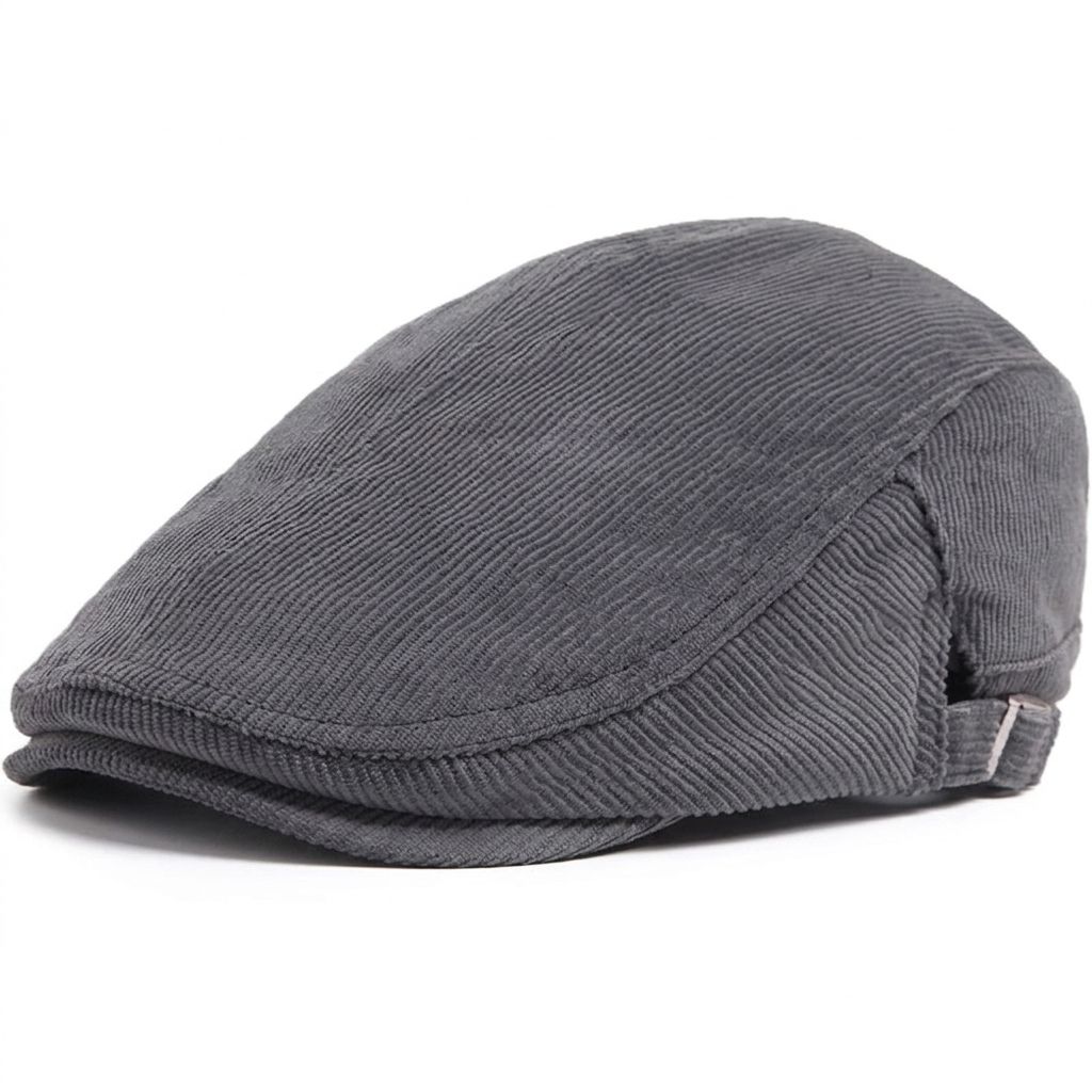 Corduroy Vintage Cap gris