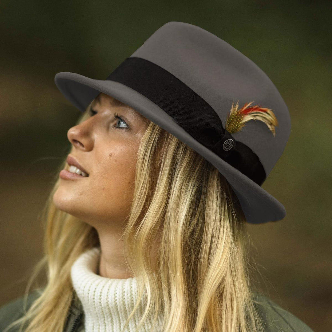The Blues Crushable Wool Trilby Hat — Farnell Hat Co.