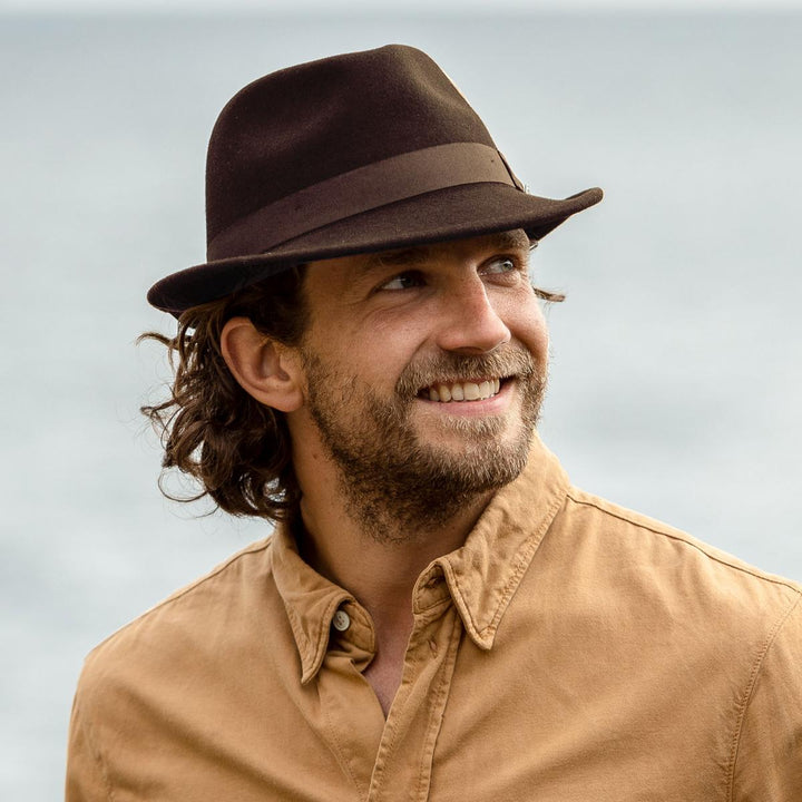 The Blues Crushable Wool Trilby Hat