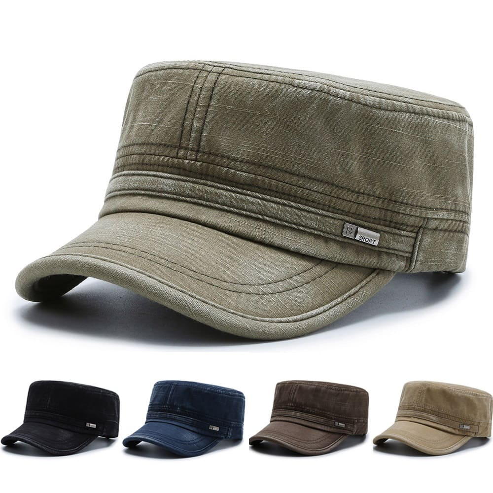 Premium Washed Army Cap — Farnell Hat Co.