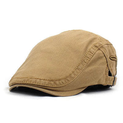 Casual Cotton Flat Cap