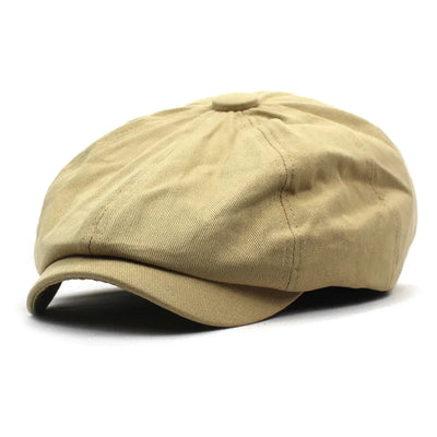 Eight-Panel Cotton Gavroche Cap