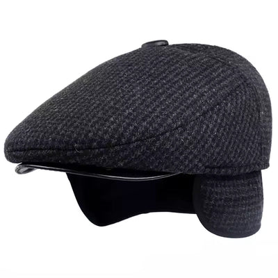 Wool Ear Flap Cap