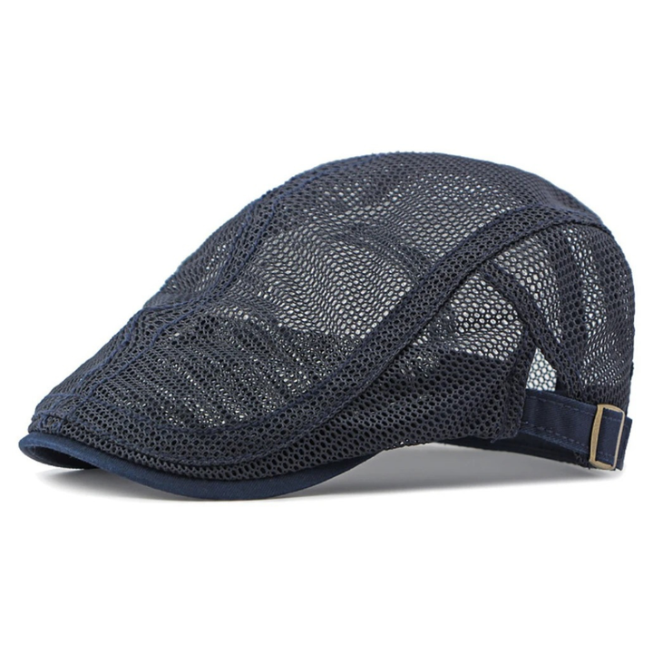 Mesh Driver Cap in Blue | Farnell Hat Co.