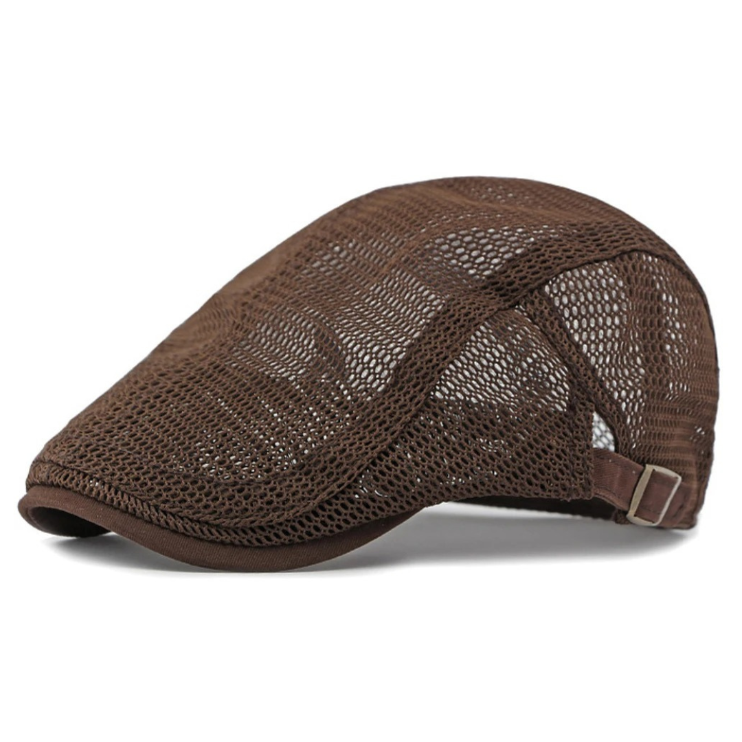 Mesh Driver Cap in Brown | Farnell Hat Co.