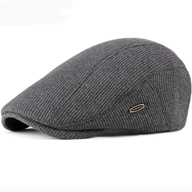 Textured Wool Flat Cap — Farnell Hat Co.