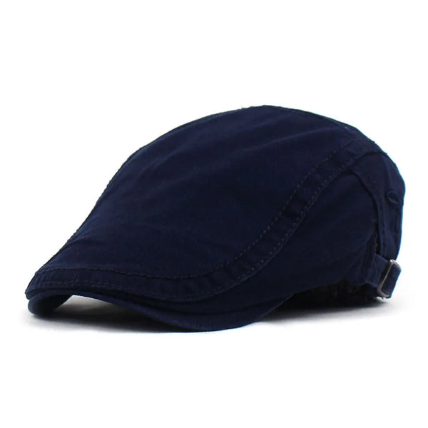 Casual Cotton Flat Cap