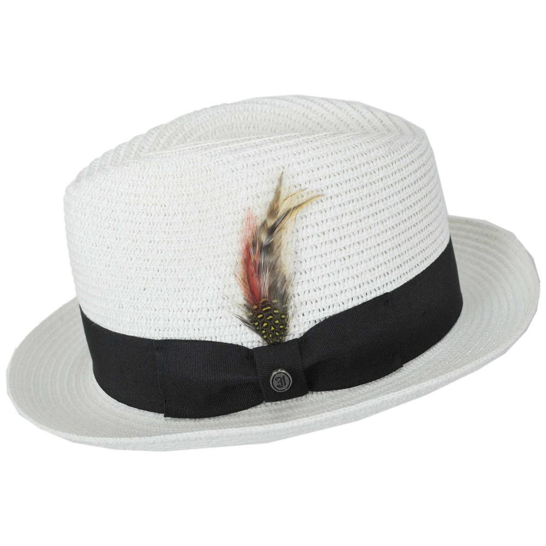 Toyo Straw Braid Trilby Hat — Farnell Hat Co.